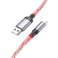 Miniatyrbild 6 av 8: Hoco USB-A Till Lightning Kabel 2.4A 1m U112 - Grå