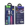 Miniatyrbild 8 av 8: Hoco USB-A Till Lightning Kabel 2.4A 1m U112 - Grå