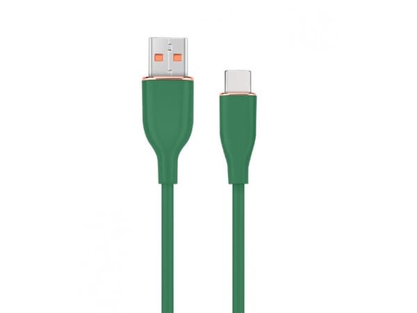 Cablexpert Premium - USB-kabel - USB (hann) til 24 pin USB-C (hann) - USB 2.0 - 2.1 A - 1.5 m - data & charge, formstøpt - midnattgrønn