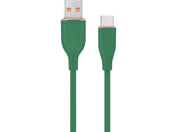 Cablexpert Premium - USB-kabel - USB (hann) til 24 pin USB-C (hann) - USB 2.0 - 2.1 A - 1.5 m - data & charge, formstøpt - midnattgrønn