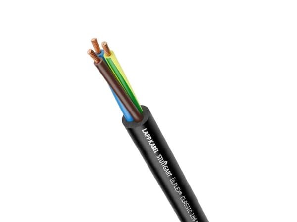 Lapp ÖLFLEX CLASSIC 100 BK 0,6/1 kV, 100 m, Sort, PVC, 72 kg/km, 182 kg/km, 4000 V