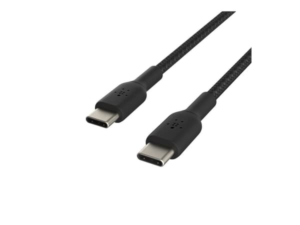 Belkin BoostCharge - USB-kabel - 24 pin USB-C (hane) till 24 pin USB-C (hane) - 2 m - svart
