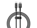 Miniatyrbilde 1 av 2: Baseus Unbreakable, 1 m, USB A, USB C, 0,48 Gbit/sek., Sort
