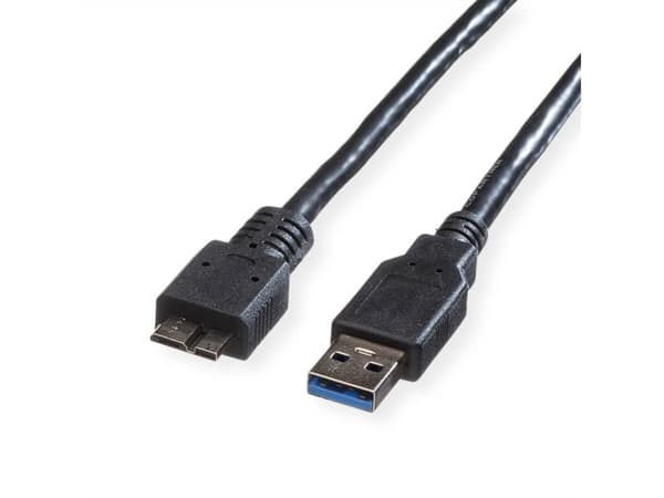 Roline USB-A - 3 m USB-kabel Svart (JAB-2198245)