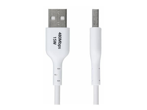 StarTech.com 3ft (1m) White USB-A to USB-C Charging Cable/Cord, M/M - USB-kabel - USB (hane) till 24 pin USB-C (hane) - USB 2.0 - 3 A - 1 m - ladda o