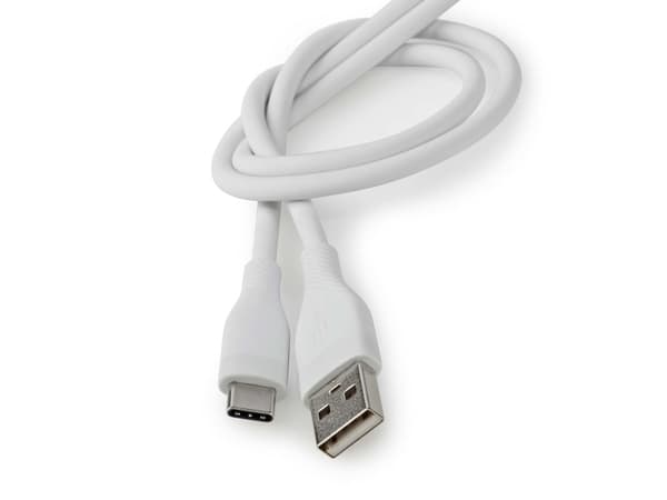 Nedis CCGB60800WT15, 1,5 m, USB A, USB C, USB 2.0, 480 Mbit/s, Valkoinen