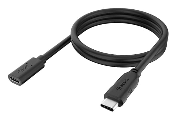 Akasa AK-CBUB70-12BK, 1,2 m, USB C, USB C, 60 Gbit/sek., assortert