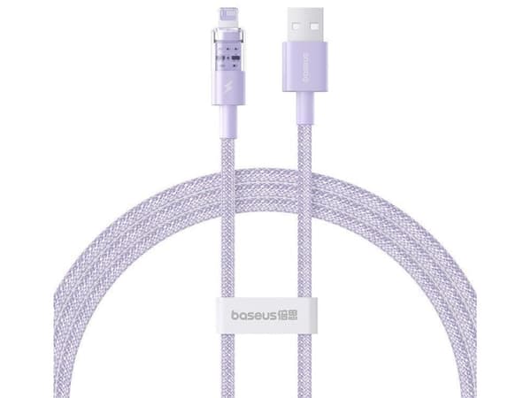 Baseus Gem USB to IP 2.4A pikalatauskaapeli 1 m violetti (P10373003511-00)