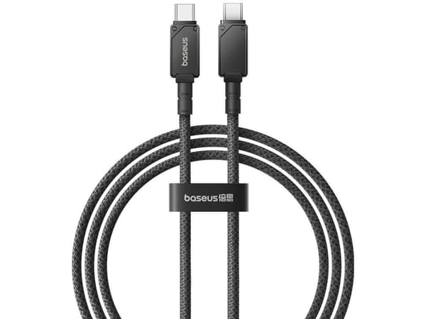 Baseus Unbreakable, 1 m, USB C, USB C, 0,48 Gbit/s, Sort