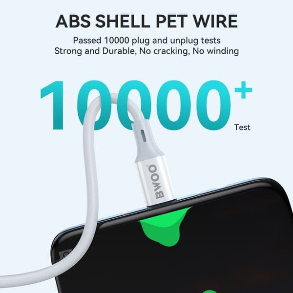 60W USB-C To USB-C PD Premie Snabbladdning kabel iPhone15/16, Samsung