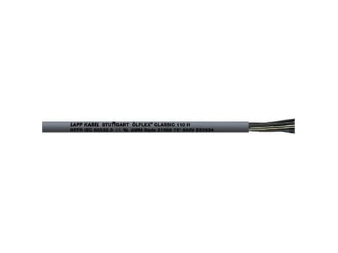 Lapp ÖLFLEX Classic 110 H, 100 m, Harmaa, Kupari, 1,08 cm, 115,2 kg/km, 218 kg/km
