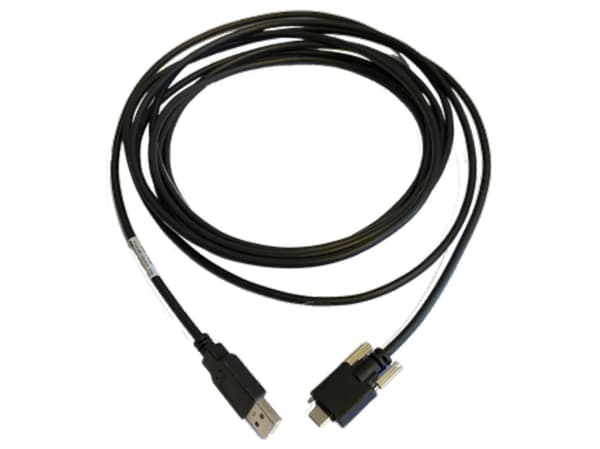 Zebra CBL-USB00400-USA00, 4 m, USB A, USB C, USB 3.2 Gen 1 (3.1 Gen 1), 0,48 Gbit/sek., Sort