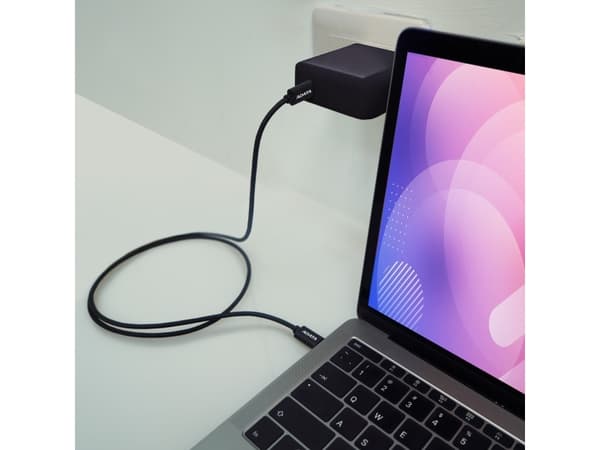 ADATA CACC-200PN-BK, 2 m, USB C, USB C, USB 2.0, Sort