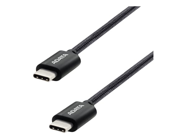 ADATA CACC-200PN-BK, 2 m, USB C, USB C, USB 2.0, Sort