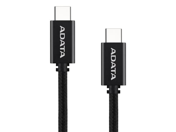 ADATA CACC-200PN-BK, 2 m, USB C, USB C, USB 2.0, Sort