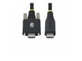 Pikkukuva 5 / 5: StarTech.com 6.6ft (2m) USB-C Charging Cable, Side Screw Locking, 240W (5A) PD EPR, Silicone Jacket w/Braided Nylon, USB 2.0 Laptop Charger Cable, US