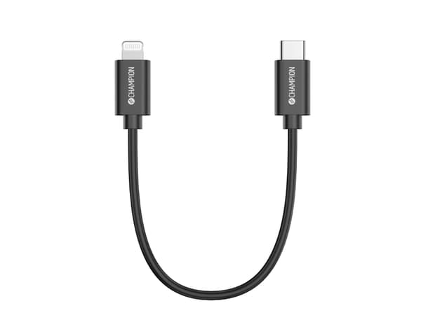 USB-C till Lightning Kabel 30cm Svart