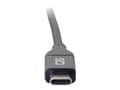 Miniatyrbild 3 av 4: C2G 1.8m (6ft) USB C Cable - USB 2.0 (5A) - M/M USB Type C Cable - Black - USB-kabel - 24 pin USB-C (hane) till 24 pin USB-C (hane) - USB 2.0 - 5 A -