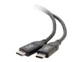 Miniatyrbild 1 av 4: C2G 1.8m (6ft) USB C Cable - USB 2.0 (5A) - M/M USB Type C Cable - Black - USB-kabel - 24 pin USB-C (hane) till 24 pin USB-C (hane) - USB 2.0 - 5 A -