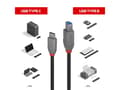 Pikkukuva 3 / 5: Lindy 36666, 1 m, USB C, USB B, USB 3.2 Gen 1 (3.1 Gen 1), 500 Mbit/s, Lajittelu