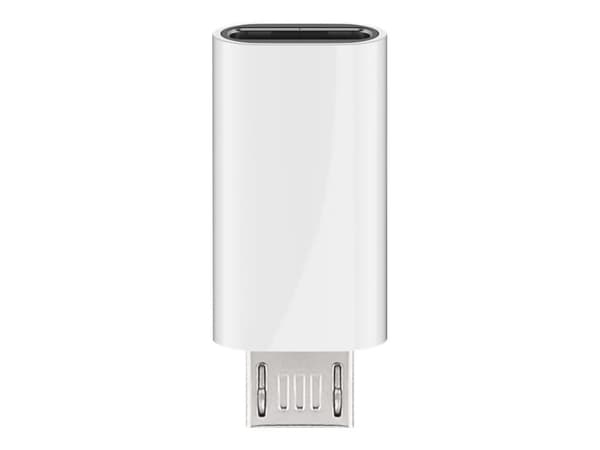 goobay - USB-adapter - Micro-USB type B (hann) til 24 pin USB-C (hunn) - USB 2.0 - hvit