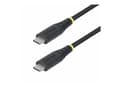 Pikkukuva 1 / 5: StarTech.com 2m (6.6ft) USB-C Charging Cable, 240W (5A) PD EPR, Dual-Layer Silicone/Braided Jacket, USB 2.0 Laptop Charger Cable, USB-IF Certified, R