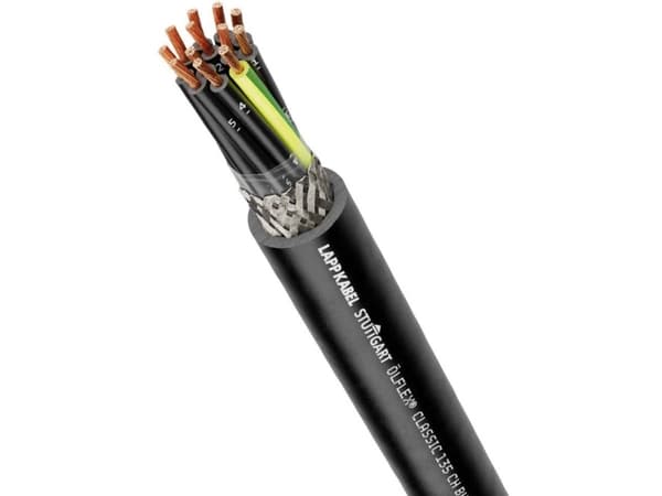 Lapp ÖLFLEX CLASSIC 135 CH BK 0,6/1 kV, Sort, 51 kg/km, 140 kg/km, 4000 V, 1 mm², -40 - 80 °C