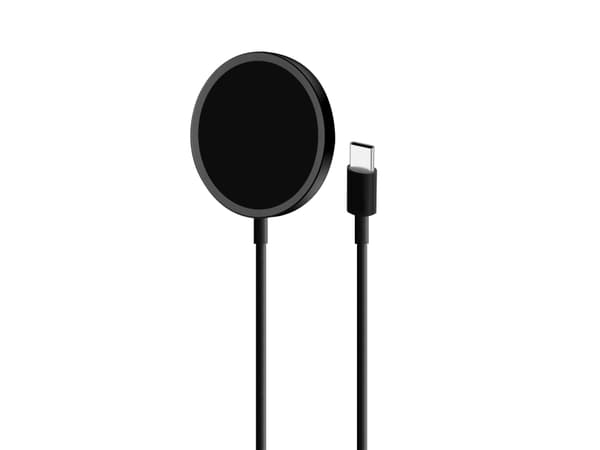 Puro-lader PURO magnetisk ladekabel USB-C MagSafe 15W trådløs lader (svart)