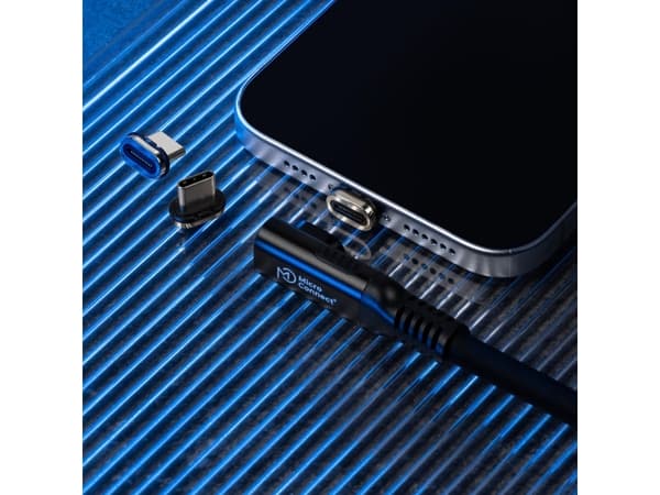 Premium vinklet USB4 flytende silikon magnetisk kabel,