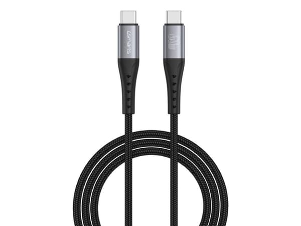 4smarts 541454, 1.5 m, USB C, USB C, 0.48 Gbit/s, Black