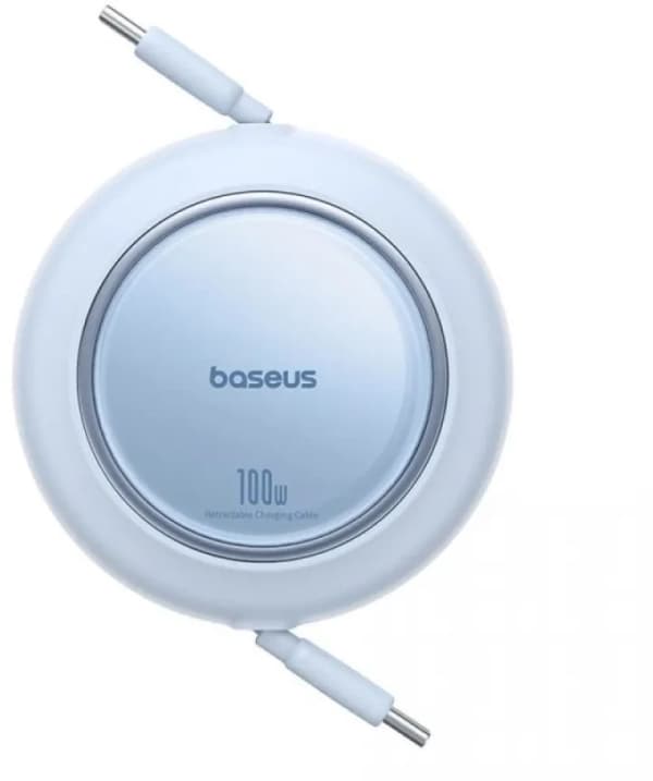 Kabel USB C - USB C-plugger 100W 2m uttrekkbar Galaxy Blue Free2Pull BASEUS