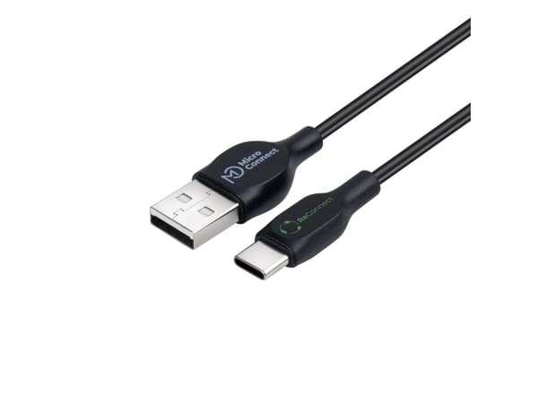 MicroConnect ReConnect USB-C 3.2 Gen 1 to USB-A 2.0 cable - Kabel - Digital/Daten (ECO-USB3.1CCHAR2B)