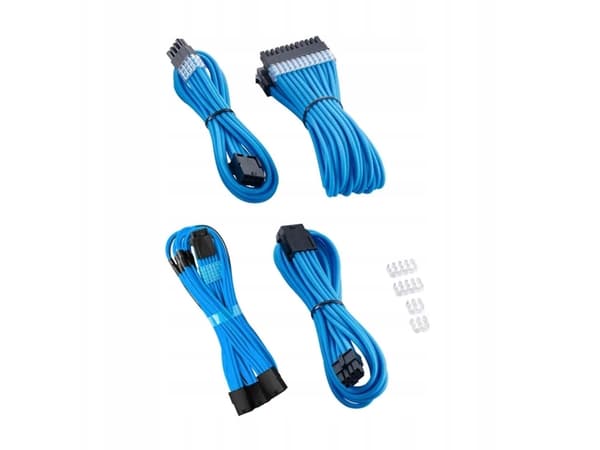 PSU kabeļu pagarinātāji Cablemod Pro ModMesh 12VHPWR Light Blue
