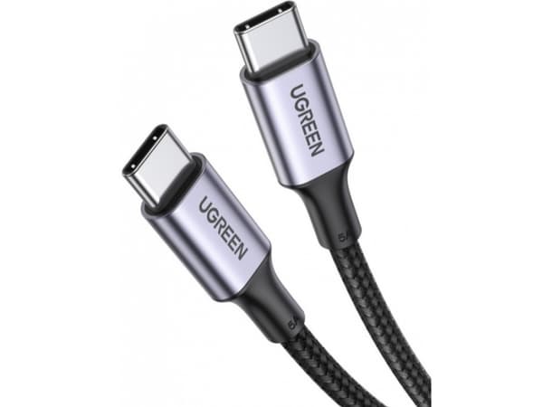 USB Type C to USB Type C 5A 100W Quick Charge 2m Grey