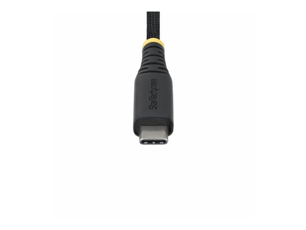 StarTech.com 1m USB-C Charging Cable, 240W, Silicone Jacket w/Braid - USB-kabel - 24 pin USB-C (hane) till 24 pin USB-C (hane) - USB 2.0 - 48 V - 5 A