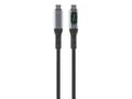 Pikkukuva 2 / 3: 4smarts 541438, 1,5 m, USB C, USB C, USB4 Gen 2x2, 40 Gbit/s, Svart, Grå