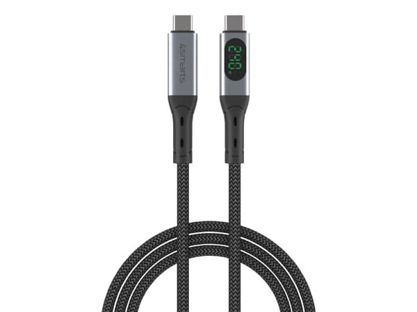 4smarts USB4 Kabel DigitCord Enterprise 240W 1.5m schwarz (541438)