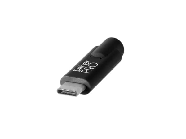 Tether Tools CUC15-BLK, 4,6 m, USB C, USB C, USB 3.2 Gen 1 (3.1 Gen 1), 5 Gbit/s, Svart