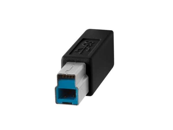 Tether Tools CUC3415-BLK, 4,6 m, USB C, USB B, USB 3.2 Gen 1 (3.1 Gen 1), 5 Gbit/s, Svart