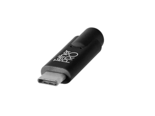 Tether Tools CUC3415-BLK, 4,6 m, USB C, USB B, USB 3.2 Gen 1 (3.1 Gen 1), 5 Gbit/s, Svart
