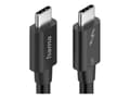 Miniatyrbild 3 av 4: Hama USB-C, 1 m, USB C, USB C, USB 3.2 Gen 2 (3.1 Gen 2), 80 Gbit/s, Svart