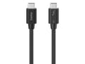 Miniatyrbild 1 av 4: Hama USB-C, 1 m, USB C, USB C, USB 3.2 Gen 2 (3.1 Gen 2), 80 Gbit/s, Svart