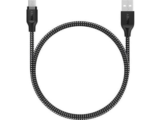 Kabel USB Aukey USB-A - microUSB 2 m Czarny (CB-AM2 BLACK)