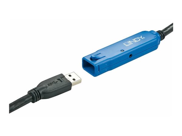 LINDY USB 3.0 Active Extension Cable Pro - USB-förlängningskabel - USB, USB 2.0, USB 3.0 - upp till 10 m