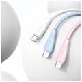 Miniatyrbild 4 av 4: Usams USB-A till USB-C Kabel 1m Green Series - Vit