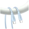 Miniatyrbild 3 av 4: Usams USB-C till USB-C Kabel 1m Green Series - Vit