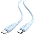 Miniatyrbild 2 av 4: Usams USB-C till USB-C Kabel 1m Green Series - Vit