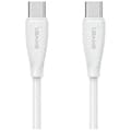 Miniatyrbild 1 av 4: Usams USB-C till USB-C Kabel 1m Green Series - Vit