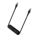 Miniatyrbild 4 av 6: Acefast USB-C - USB-C 3A Kabel 1.2m Spring 480Mb/s - Svart