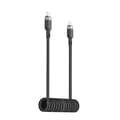 Miniatyrbild 2 av 6: Acefast USB-C - USB-C 3A Kabel 1.2m Spring 480Mb/s - Svart